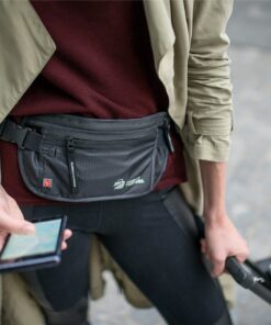 Simply4Travel Travel Money Belt with RFID Blocking, Premium Slim Fanny Pack and Waist Stash for Everyday Use! Black 66 81viRfeWdhL