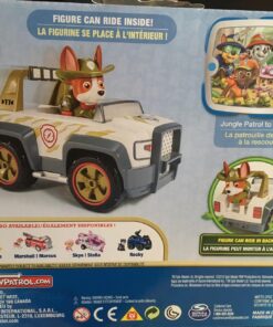 Paw Patrol, Jungle Rescue, Tracker’s Jungle Cruiser, Vehicle & Figure 37 81vilpry8L