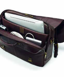 Samsonite Colombian Leather Flap-Over Messenger Bag One Size Brown 31 81vmYkvuAaL