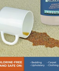 Chem-Girl OxyPro Concentrated Multi-Purpose Surface Cleaner to the Rescue - Chlorine-Free, Oxygen-Powered Stain & Odor Remover, 5 Percent Hydrogen Peroxide (H2O2), 1 Quart Quart (Pack of 1) 17 81vmmEuq7SL