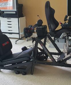 Next Level Racing F-GT Racing Simulator Cockpit. Formula and GT racing simulator cockpit compatible with Thrustmaster, Fanatec, Moza Racing on PC, Xbox and PS 51 81vn7gk0LDL