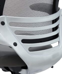 Modway EEI-211 Edge Drafting Chair - Reception Desk Chair - Flip-Up Arm Drafting Chair in Gray Grey 26 81voVzngiFL