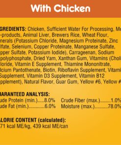 PEDIGREE CHOPPED GROUND DINNER Adult Canned Soft Wet Dog Food Variety Pack, with Chicken and with Beef, 13.2 oz. Cans (Pack of 12) Beef & Chicken 13.2 Ounce (Pack of 12) 23 81voe eKv L