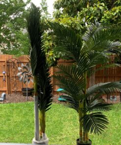 Nearly Natural 5289 6.5ft. Golden Cane Palm Silk Tree,Green 42 81vouZN6V0L