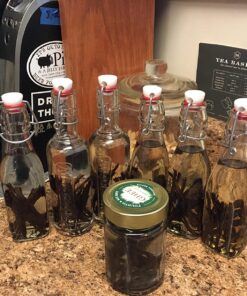 Bormioli Rocco Glass 8.5 Ounce Swing Top Bottle, Set of 4 4 Count (Pack of 1) 18 81vpLPXHhcL