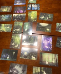 Glow In The Dark Postcards Set of 30 Woodland Animals Forest Deer Postcard Post Card Greeting Cards (Variety Pack) 34 81vr6VH b8L