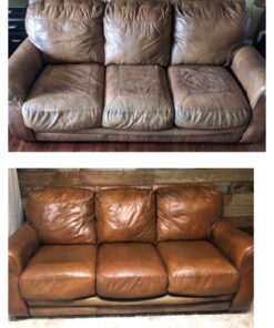 Leather Hero Leather Color Restorer & Applicator- Repair, Recolor, Renew Leather & Vinyl Sofa, Purse, Shoes, Auto Car Seats, Couch-4oz (Medium Brown) Medium Brown 39 81vsfGQMVoL