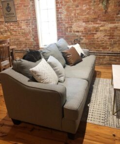 Woven Nook - Modern & Luxurious 18" x 18" Decorative Leather Throw Pillow Covers - Durable Quality & Machine Washable - 100% Polyester Faux Leather - Amaro Design - 4 Pack 18 x 18-Inch Amaro - Black, White, Tan, Grey, Brown, Neutral 34 81vt83pE4TL 3