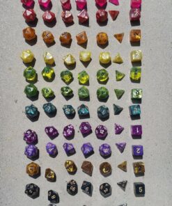 Wiz Dice Series II - DND Dice Set (105 Dice, 15 Sets of 7 Unique Colors) - Perfect DND Gifts - Role Playing Dice DND Accessories for TTRPG MTG Dice Games -D&D Dice Game Sets in Unique Finishes 43 81vtv9hzCkL 1