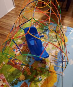 ZOZOPLAY Straw Constructor STEM Building Toys 400 Piece Straws and Connectors Building Sets Colorful Motor Skills Interlocking Plastic Engineering Toys Best Educational Toys Boy & Girl… 400piece 33 81vuPEsvCfL