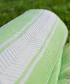 Dandelion - Basic Pattern - Naturally-Dyed Cotton Turkish Towel Peshtemal - 71x39 Inches - Pistachio Green 11 81vx7ceWoDL