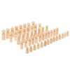 Wood Peg Doll Set, 50 Piece Wood Peg Family (Toy Peg People: Dad, Mom, Angel, Child, Baby) Unfinished for Crafts & Play, by Woodpeckers Complete Family Set - 50 Pieces Pack of 50