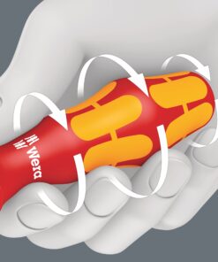 Wera - 5347777001 Kraftform Plus 160i/168i/6 Insulated Professional Screwdriver Set, 6-Piece Multi 64 81vxi1DCbHL