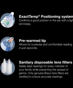 Braun Digital Ear Thermometer for Babies, Kids, Toddlers and Adults, ThermoScan 5 IRT6500, Display is Digital and Accurate, Thermometer for Precise Fever Tracking at Home 31 81vy4TsRYIL