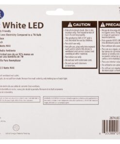 Meridian Great Value Soft White 2800K LED Night Lights, Automatic on When Dark, 4 Count - 1 Package (Includes 4 Nite Lites Total) 10 81vyWWSGDVL