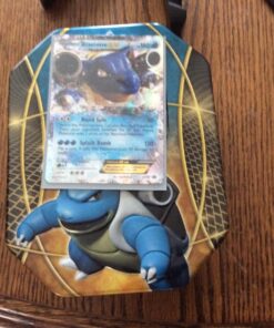 Pokemon Blastoise EX Power Trios Tin Card Game 8 81vzHex3 L