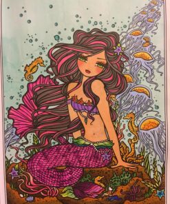 Mermaids, Fairies, & Other Girls of Whimsy Coloring Book: 50 Fan Favs 89 81vzratCpL