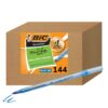 BIC Round Stic Xtra Life Blue Ballpoint Pens, Medium Point (1.0mm), 144-Count Pack of Bulk Pens, Flexible Round Barrel for Writing Comfort, No. 1 Selling Ballpoint Pens 51 81w1jmMIGL