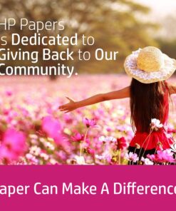 HP Color Inkjet & Laser Paper, 24 lbs, 8.5 x11-Inch Letter, 97 Bright, 400 Sheets (202040) 1 Ream Small Pack 18 81w2eVZowL