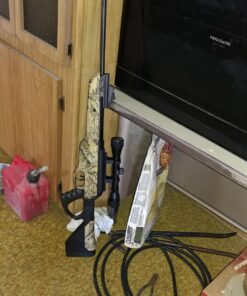 Barra Pellet Guns for Adults - Air Rifle for Hunting, Scope Included, Fires .177 Caliber Pellets, Break Barrel Spring Piston Black TPR 1200 FPS 40 81w3lmfpAnL