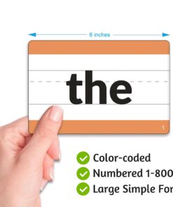 Little Champion Reader 800 Sight Word Flashcards in 8-Pack Bundle Set, Pre-K to 3rd Grade, Teaches 800 Dolch Fry High-Frequency Sight Words 8 81w3tj1rFDL