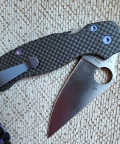Spyderco Para Military 2 Signature Midnight Blue Knife with 3.42" CPM S110V Steel Blade and Durable G-10 Handle - PlainEdge - C81GPDBL2 49 81w4ODgzAL