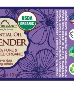 Alternative view of US Organic 100% Pure Lavender Essential Oil, Directly sourced from Bulgaria, USDA Certified Organic, Undiluted, for Diffuser, Humidifier, Massage, Skin, Hair Care, Non GMO, 10 ml 0.33 Fl Oz (Pack of 1)