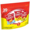 Cheez-It Snap'd Cheese Cracker Chips, Thin Crisps, Lunch Snacks, Variety Pack, 15oz Bag (20 Packs) 3 Flavor Variety Pack 20 Bags (0.75oz Bags) 19 81w6aPks8 L