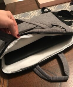 Qishare Laptop Case Laptop Shoulder Bag 11.6-12" Gray Lines 142 81w7CQwhlIL