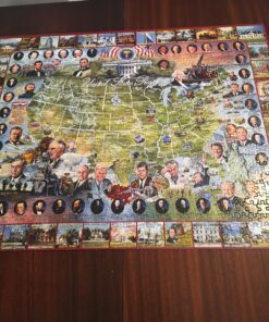 White Mountain Puzzles US Presidents - 1000 Piece Jigsaw Puzzle 15 81w8VBl0KxL