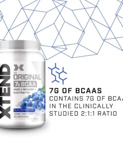 XTEND Original BCAA Powder Blue Raspberry Ice | Sugar Free Post Workout Muscle Recovery Drink with Amino Acids | 7g BCAAs for Men & Women | 90 Servings 90 Servings (Pack of 1) 15 81w9c5L0WML 2