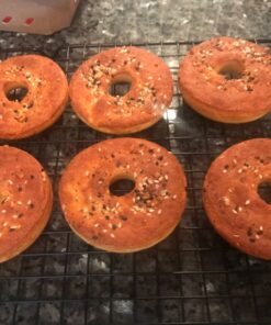 LoveS (2pcs) 6-Cavity Silicone Donut Baking Pan/Non-Stick Donut Mold, Dishwasher, Oven, Microwave, Freezer Safe 43 81wAKIAotOL