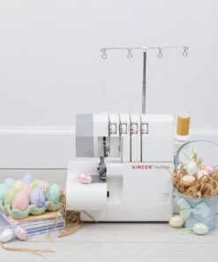 SINGER | ProFinish 14CG754 2-3-4 Thread Serger with Adjustable Stitch Length, & Differential Feed - Sewing Made Easy,White 52 81wBWTkfc7L