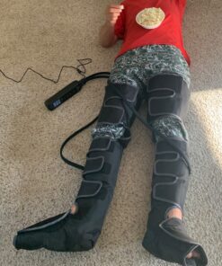 FIT KING Full Leg Massager with Heat, Air Compression Massager for Foot Calf & Thigh Muscle Relaxation and Recovery, Helpful for Pain Relief,Swelling, Edema and RLS, FSA-HSA Approved Full Leg with Heat 35 81wBenuqGeL