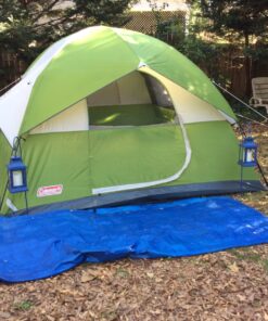 Coleman Sundome Camping Tent, 2/3/4/6 Person Dome Tent with Snag-Free Poles for Easy Setup in Under 10 Mins, Included Rainfly Blocks Wind & Rain, Tent for Camping, Festivals, Backyard, Sleepovers Palm Green 6 Person 46 81wEgC3uWnL 3