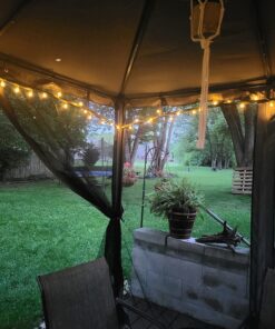 RaThun Globe String Lights 49 Feet 100 led,8 Modes Fairy Plug in Indoor String Lights for Bedroom,Classroom,Outdoor, Patio,Garden,Party,Wedding-Warm White 49.2ft string lights plug in 41 81wFYKPW6lL