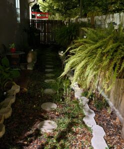 Luposwiten Solar Lights Outdoor Waterproof 100 LED Solar Powered Outdoor Lights, Motion Sensor Outdoor Lights for Front Door, Yard, Garage, Garden, Patio, Deck (4 Pack) 45 81wFyk5CXrL