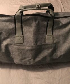 Convertible Garment Bag with Shoulder Strap, Modoker Carry on Garment Duffel Bag for Men Women - 2 in 1 Hanging Suitcase Suit Travel Bags (Grey) Ash Grey 64 81wH4gk6saL