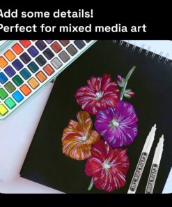 ARTISTRO White Paint Pen for Rock Painting, Stone, Ceramic, Glass, Wood, Tire, Fabric, Metal, Canvas. Set of 5 Acrylic Paint White Marker Water-based Extra-fine Tip 5 Extra-Fine White 25 81wJDytAkHL