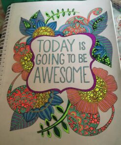 Ultimate Coloring Book Treasury: Relax, Recharge, and Refresh Yourself (Design Originals) 208 Pages of Beautiful One-Side-Only Designs on Extra-Thick, Perforated Paper in a Spiral Lay-Flat Binding 70 81wKHdD8GZL