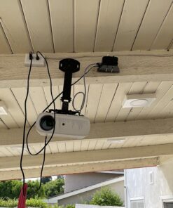 VIVO Universal Extending Ceiling Projector Mount, Height Adjustable Projection, Black, MOUNT-VP02B 34 81wMahMK JL