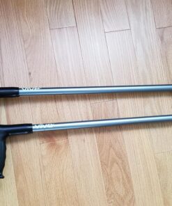 Vive Forearm Crutches (Pair) - Adjustable, Lightweight Arm Crutches Forearm for Adults - Ergonomic Arm Crutch Cuff and Comfortable Handles - Heavy Duty Crutches Non Slip Skid Replaceable Rubber Tips Black 32 81wN0Onwt4L