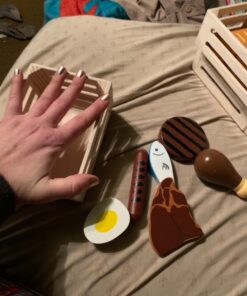 Melissa & Doug Food Groups - 21 Wooden Pieces and 4 Crates, Multi - Play Food Sets For Kids Kitchen, Pretend Food, Toy Food For Toddlers And Kids Ages 3+ 42 81wOYWScrSL 2