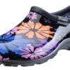 Sloggers Waterproof Garden Shoe for Women – Outdoor Slip-On Rain and Garden Clogs with Premium Comfort Support Insole 9 Flower Power