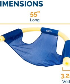 SwimWays Noodle Sling- Floating Pool Chair for Adults, Color May Vary. 1 Pack 15 81wPNP8yLxL