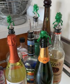 JBtek (12 Pack Stainless Steel Classic Bottle Pourers w/Tapered Spout 24 81wRfgVK9NL