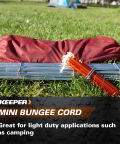 Keeper - 10” Mini Bungee Cords, 4 Pack - UV and Weather-Resistant 4.0 15 81wS1DRy9uL