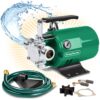 SumpMarine Water Transfer Pump, 115V 330 Gallon Per Hour - Portable Electric Utility Pump with 6' Water Hose Kit - To Remove Water From Garden, Hot Tub, Rain Barrel, Pool, Ponds, Aquariums, and More Pump Without Switch 2 81wTQT9rb1L