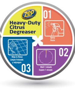 Zep Heavy-Duty Citrus Degreaser Refill - 128 Oz (1-Pack) ZUCIT128 - Professional Strength Cleaner and Degreaser 5 81wTTFqyroL