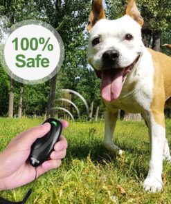 Alternative view of MODUS Ultrasonic Bark Control Device, Anti Barking Device Dog Training Aid 2 in 1 Control Range of 16.4 Ft W/Anti-Static Wrist Strap LED Indicate Walk a Dog Outdoor Black